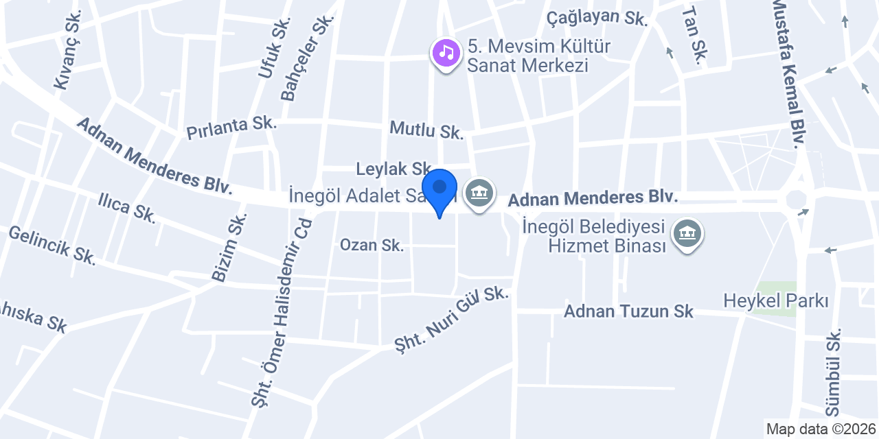 Usanmaz Mimarlık konumu