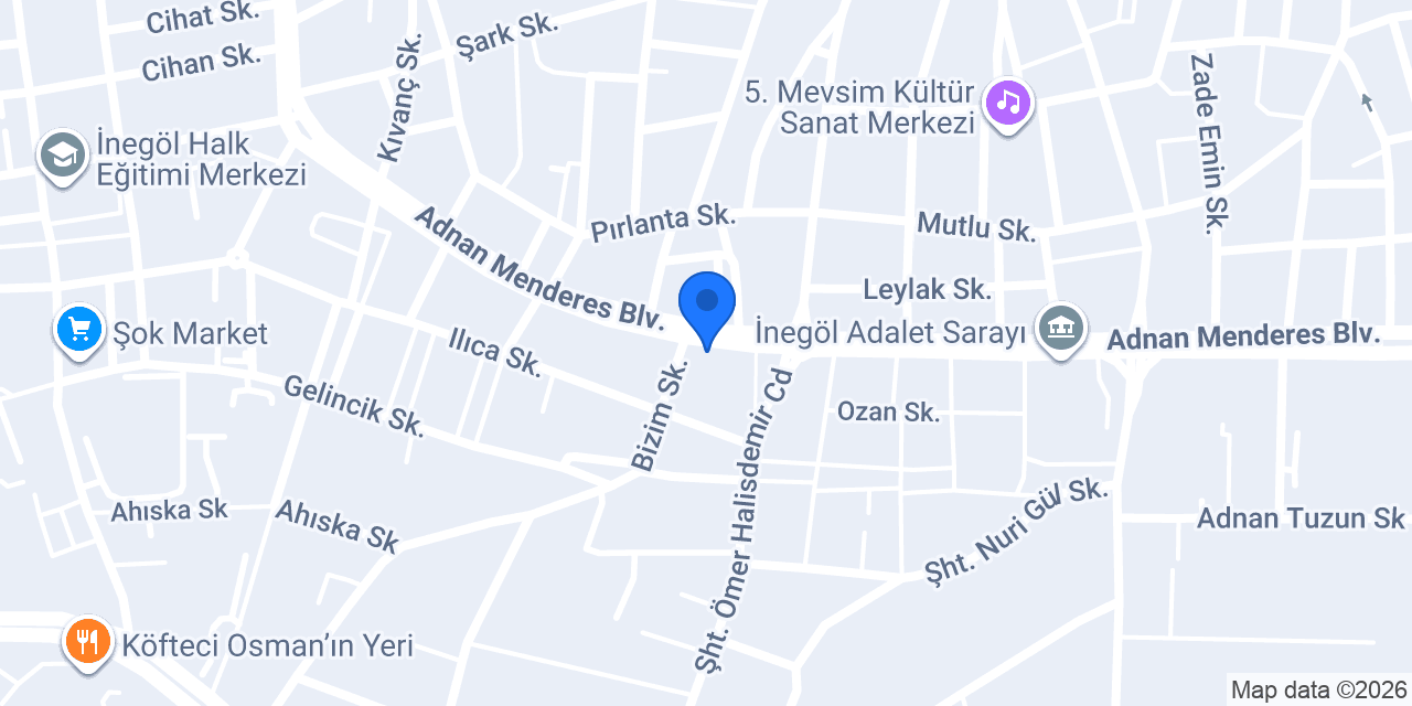 Gülçin Eczanesi konumu
