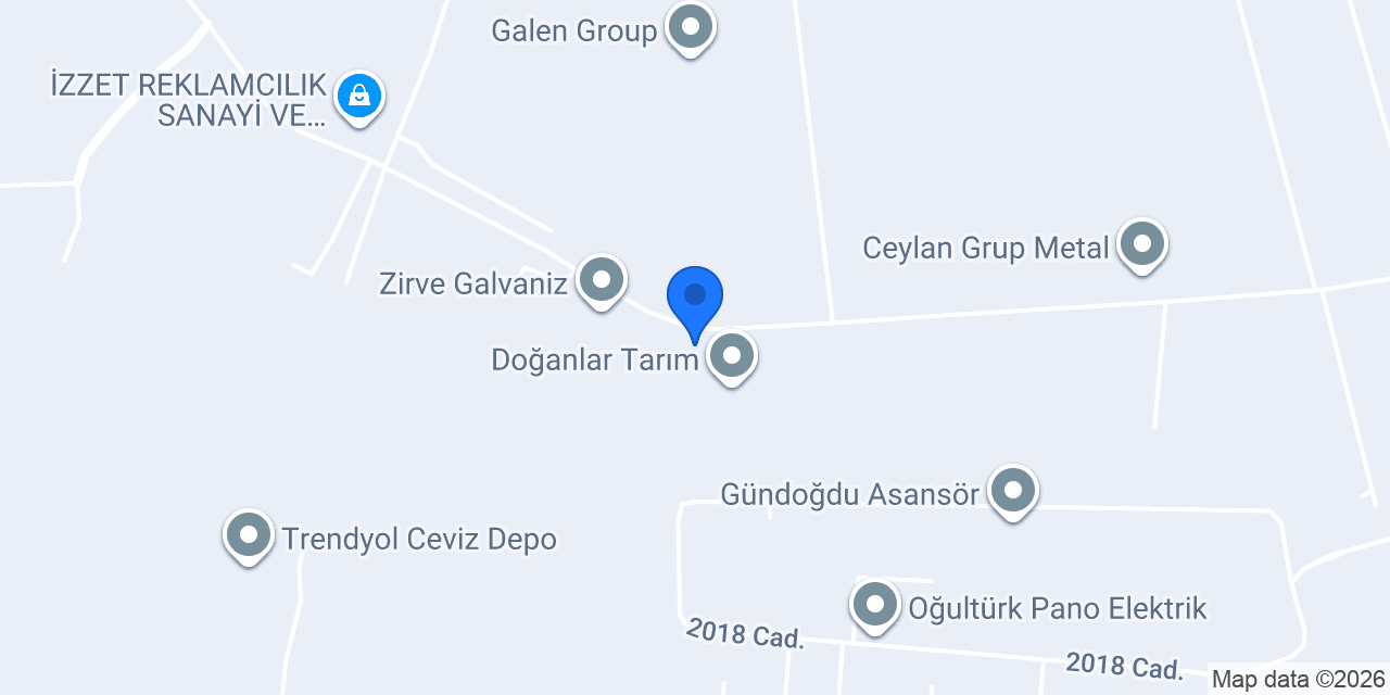 Paneldeko Fabrika konumu