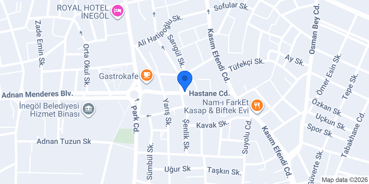 Zirve Nalbur konumu
