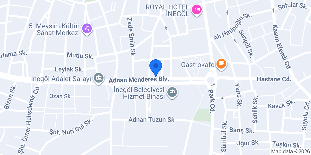 KAFKAS OPTİK Merkez konumu