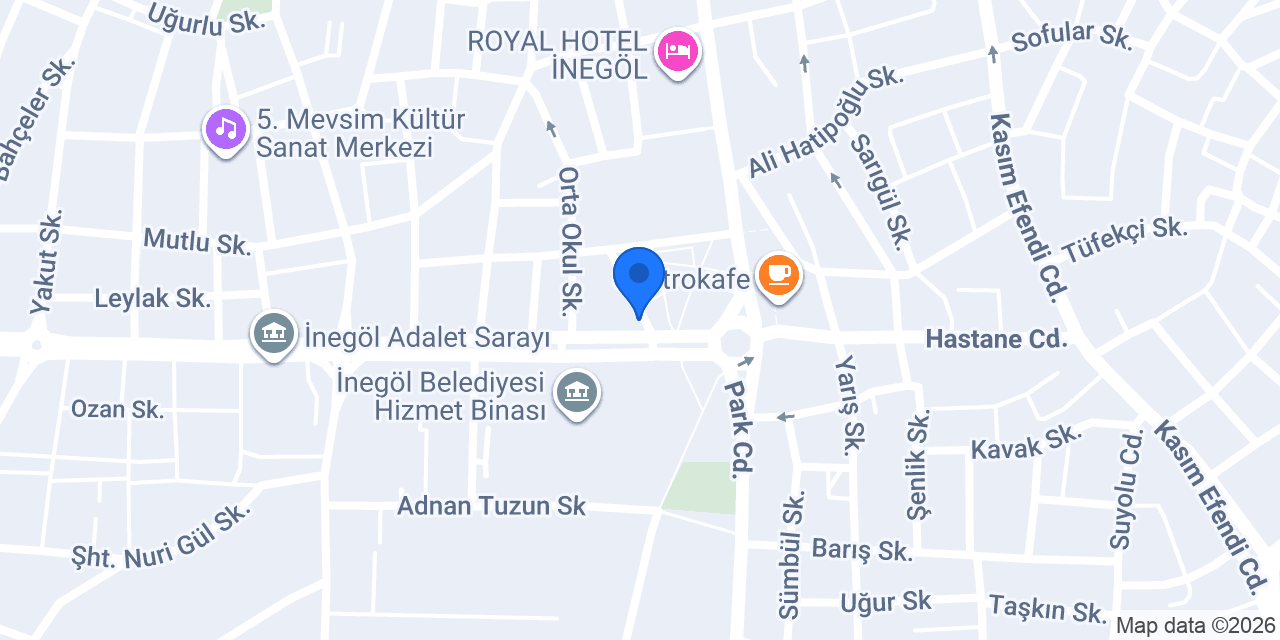Delta Hukuk Bürosu konumu