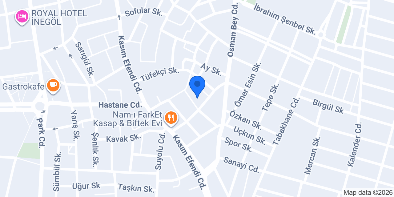 D'LONG BİLARDO SALONU İNEGÖL konumu