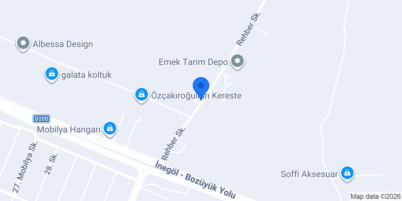 İnegöl Aş Süt konumu