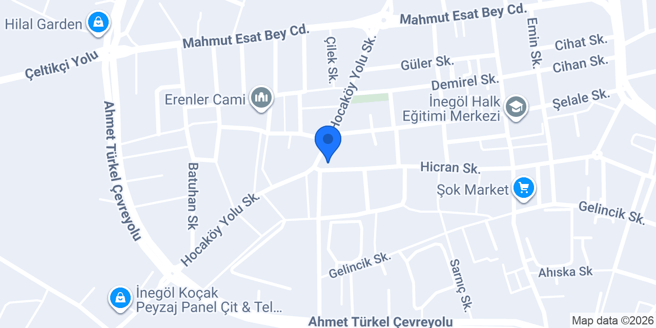 Gül Hali Yikama konumu