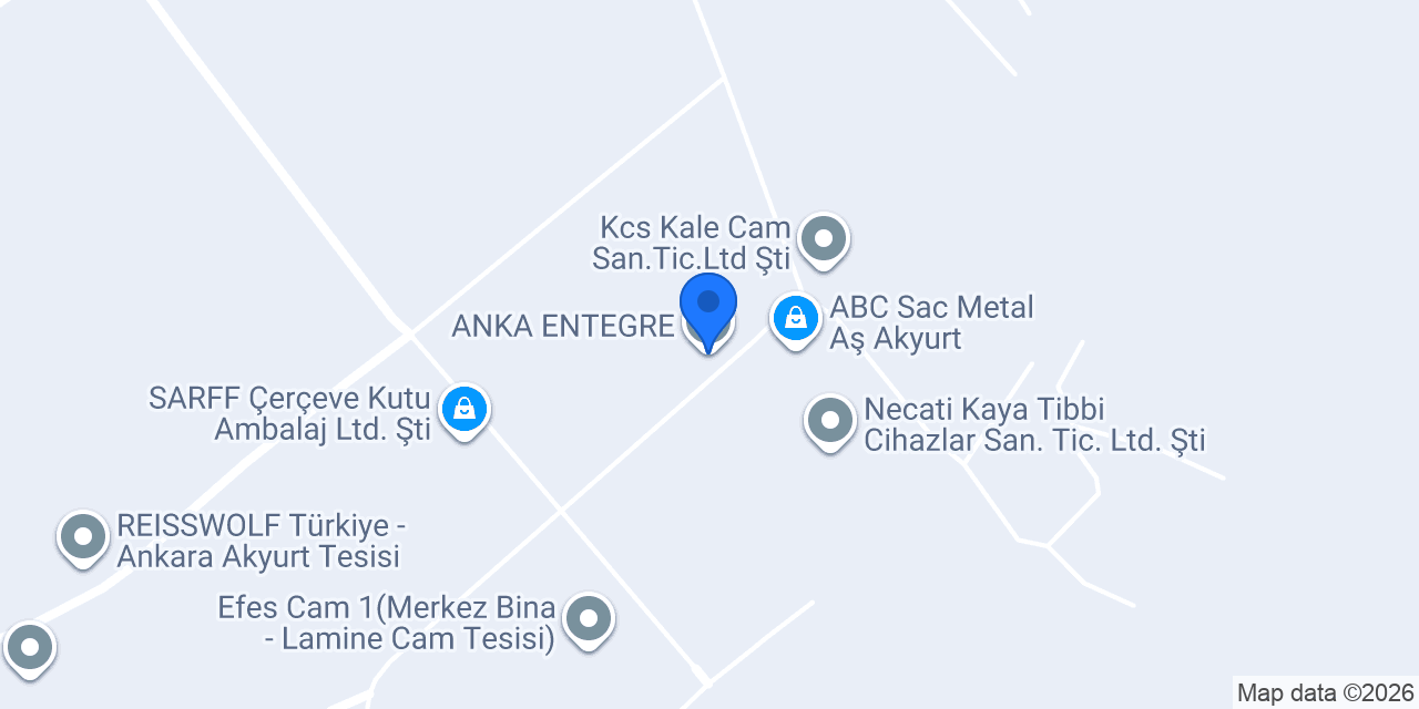 ANKA ENTEGRE konumu