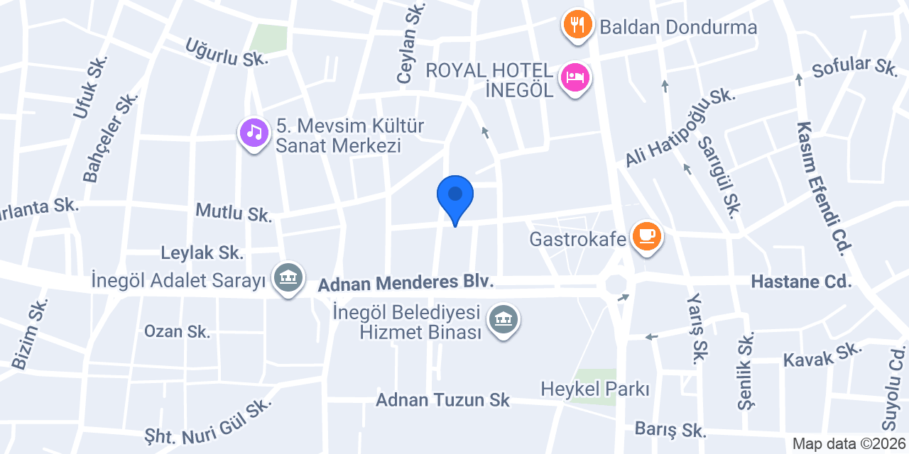NİLCE Elbise Kiralama & Tasarım konumu