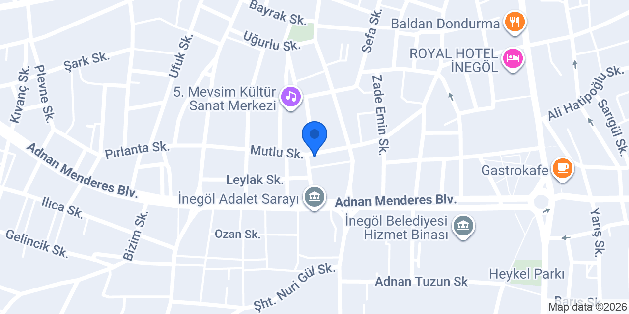 Psikolojik Danışman Beyza Türker konumu