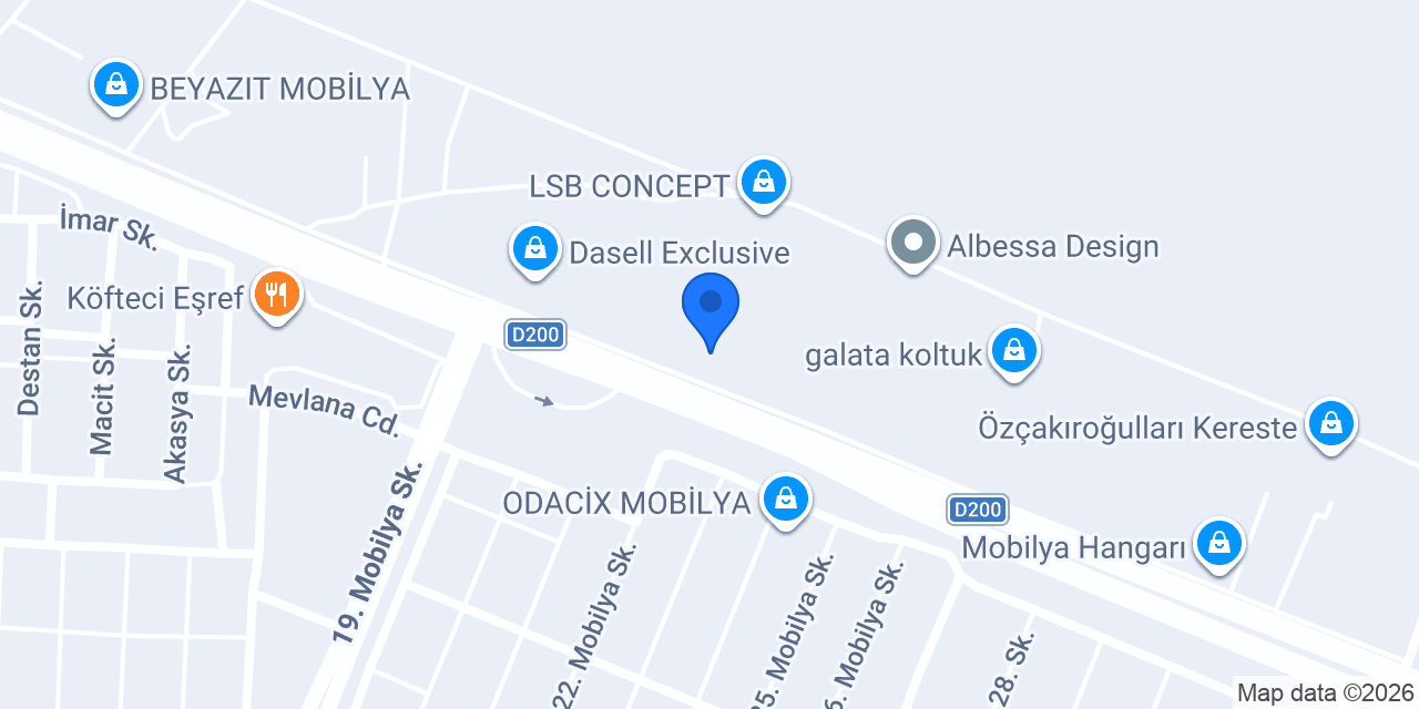 Acca Mobilya konumu