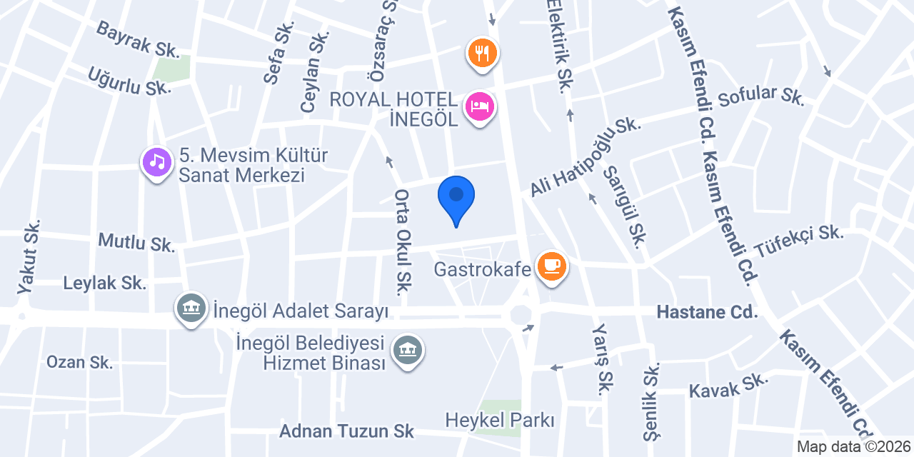 İshakpaşa İlkokulu konumu