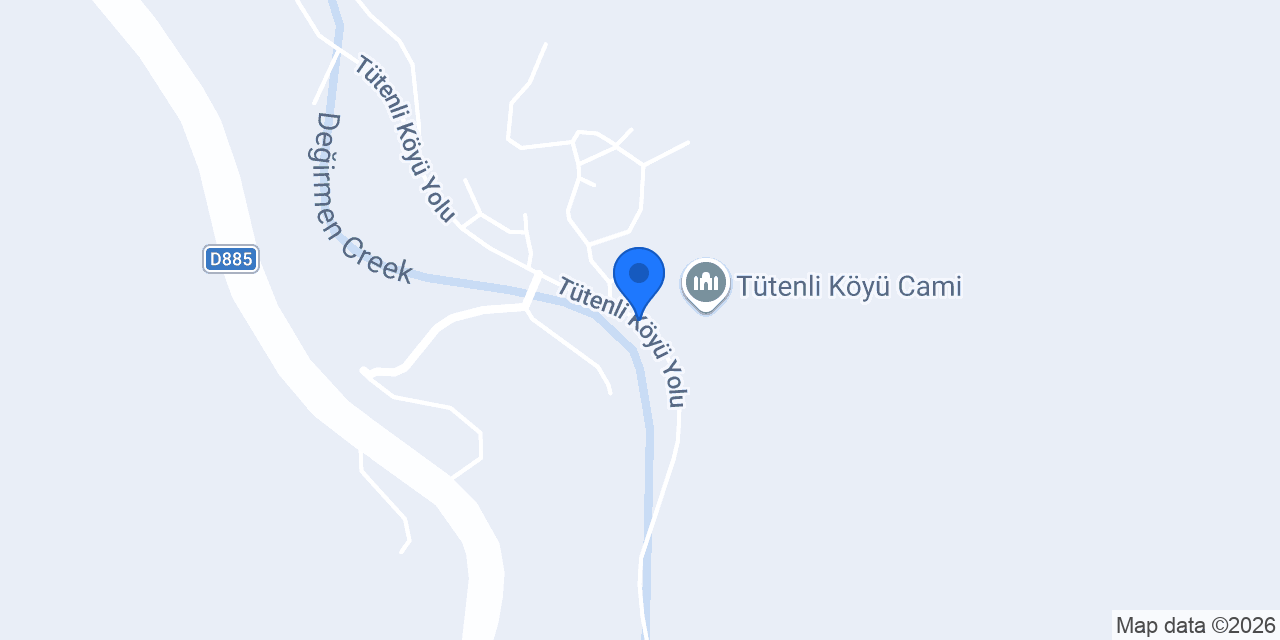 Tütenli Köyü Muhtarlığı konumu