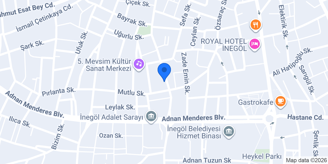 Tabu Psikolojik Danışmanlık Merkezi konumu