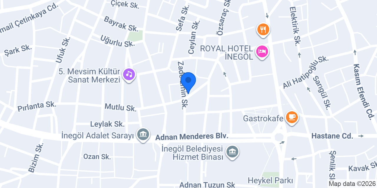 Avukat Sümeyye Bayraktar Demir konumu