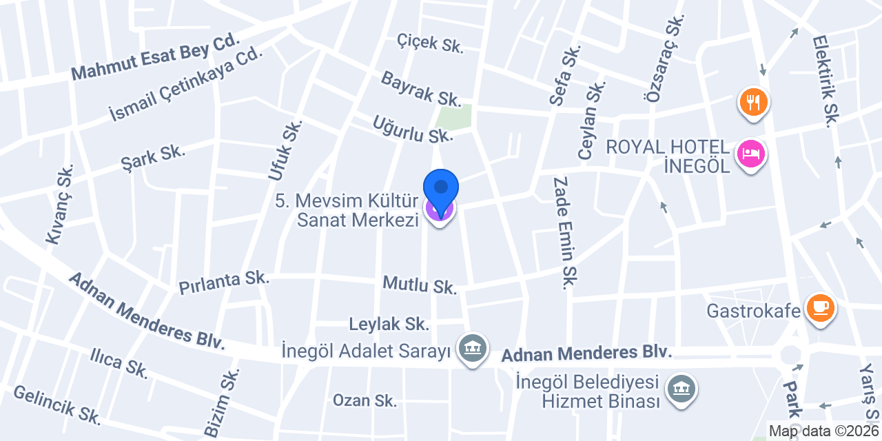 İnesmek konumu