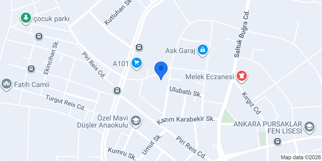 Ankara Pursaklar Saray Mobilya konumu