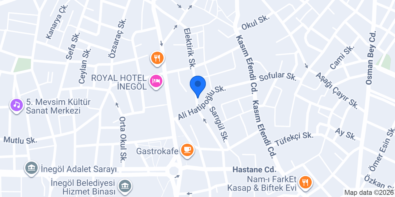 Nöbetçi tostçu konumu
