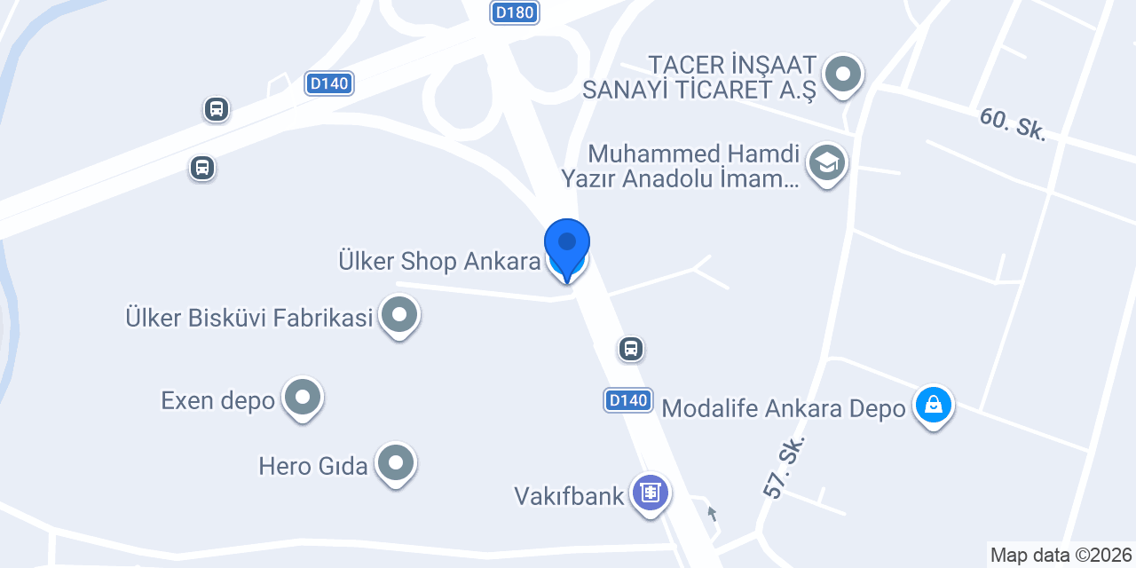 Ülker Shop konumu