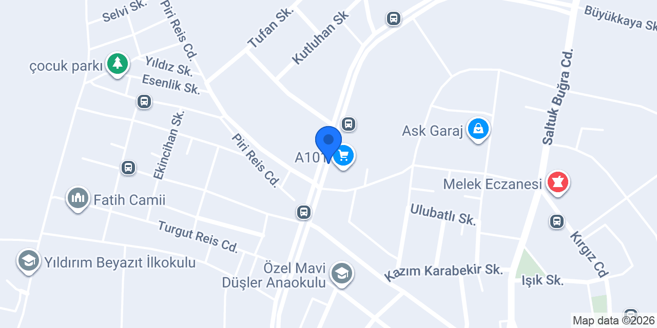 Yazar Oto Lastik konumu