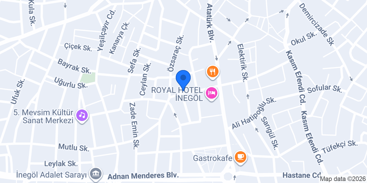 Kiraz Bayan Kuaförü konumu