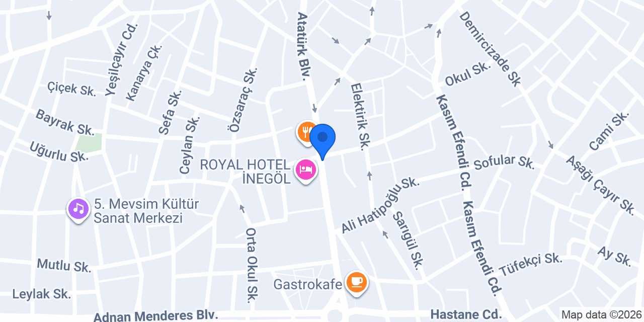 Diş Hekimi Naci Köseoğlu konumu