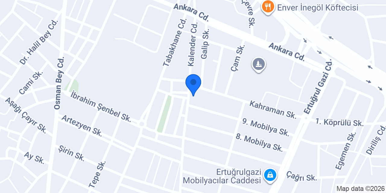 Onur Oto Yikama konumu