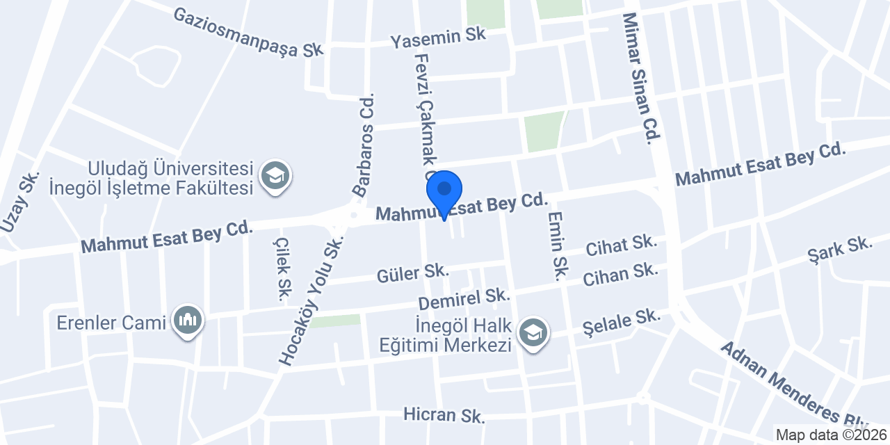 Kardelen Pansiyon Yurt konumu