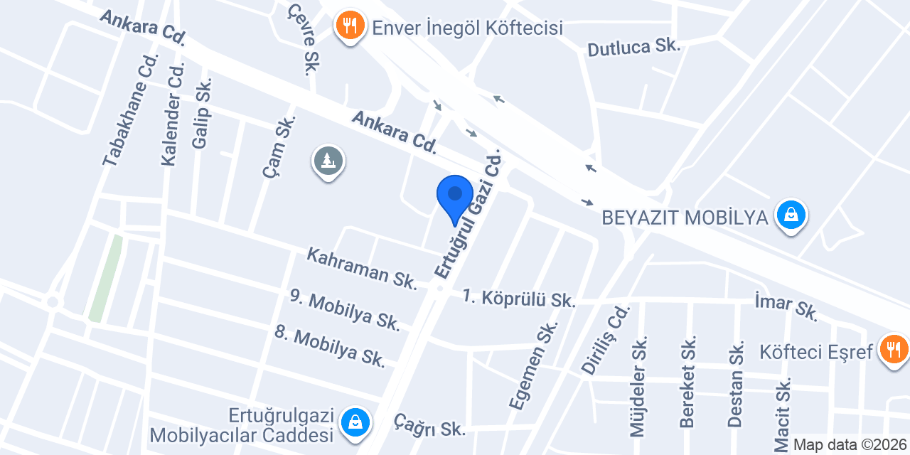 Newjoy İnegöl konumu