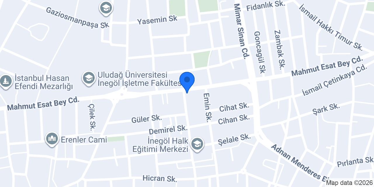 Coffeco İnegöl konumu