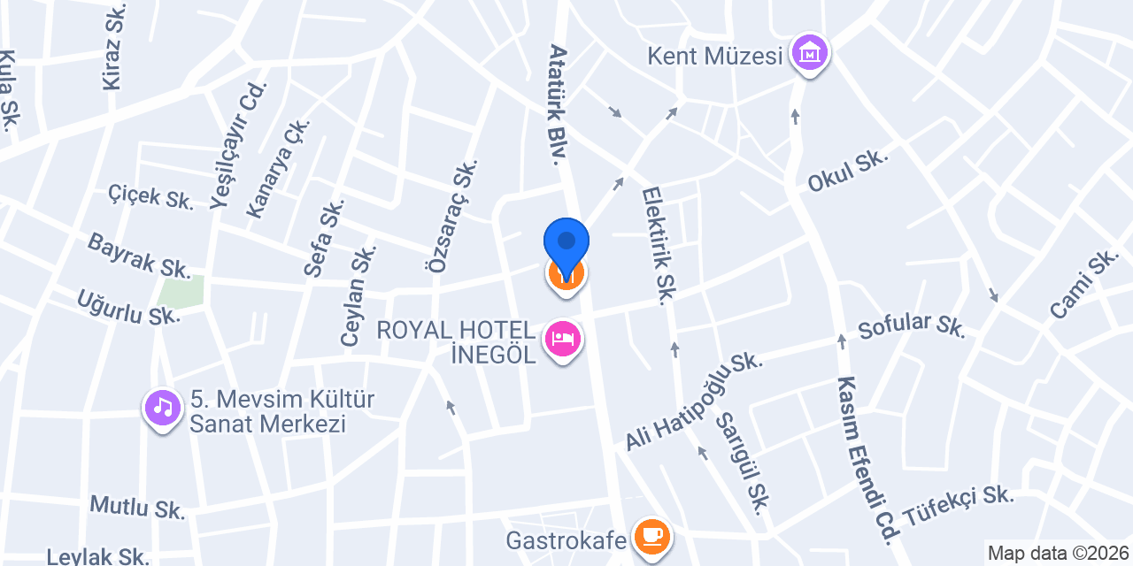 Tonton Pide İnegöl konumu