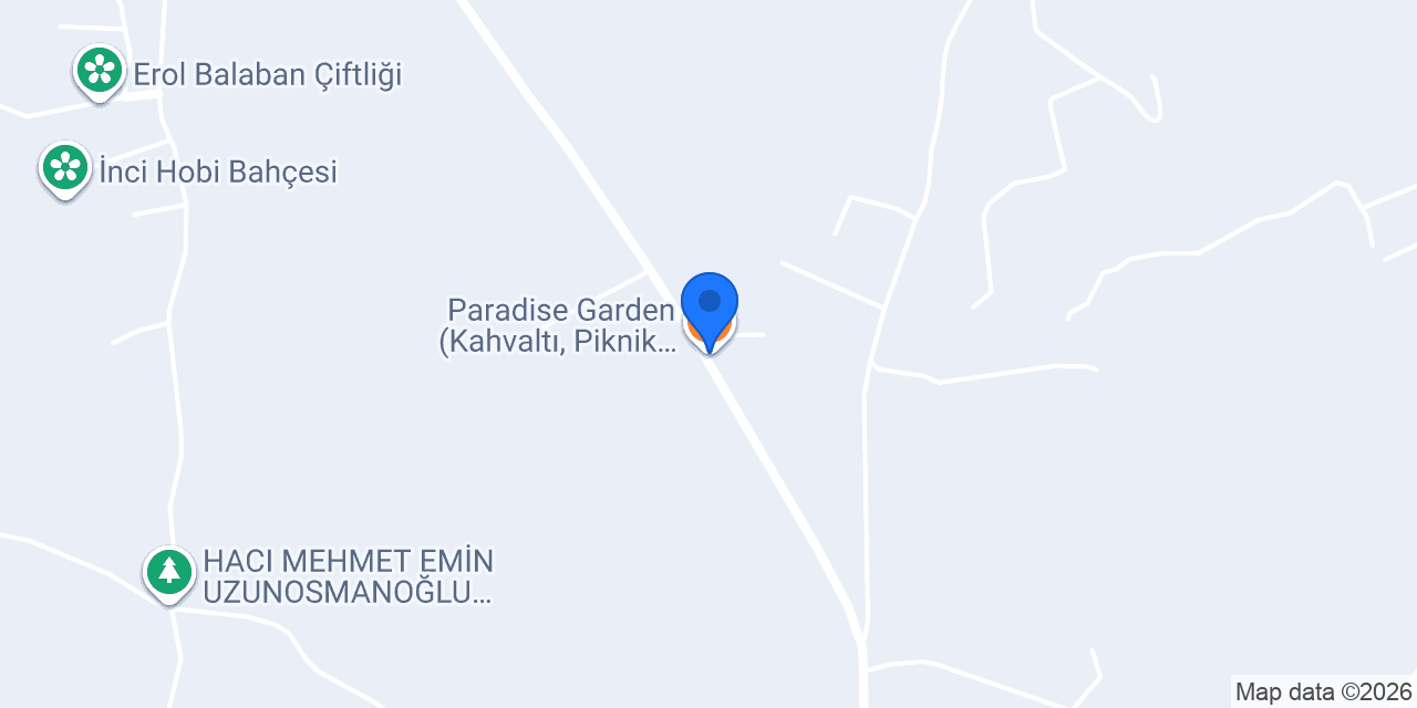Paradise Garden (Kahvaltı, Piknik, Mangal) konumu