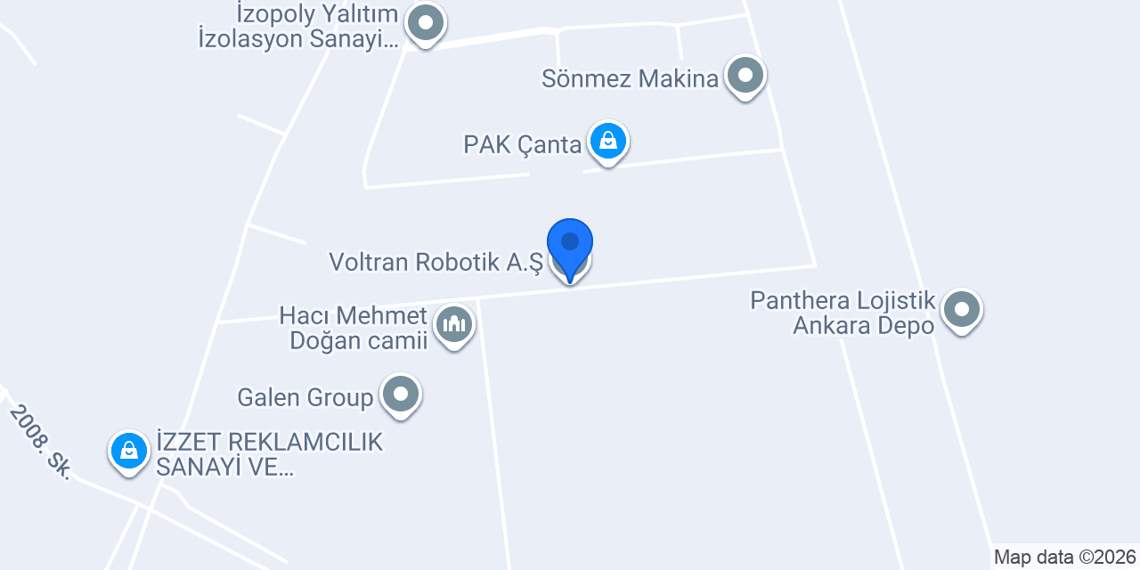Voltran Robotik A.Ş. konumu