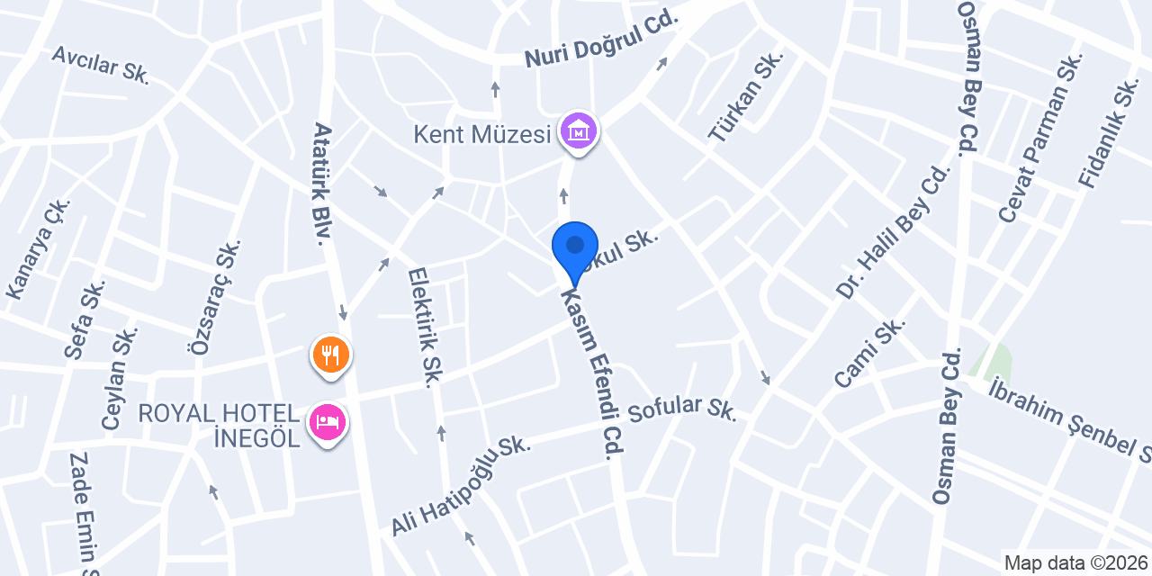 Açar Anahtar konumu