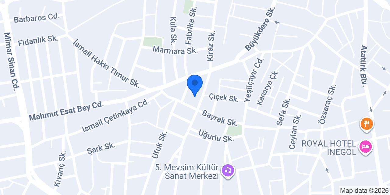 Aforce Temizlik konumu