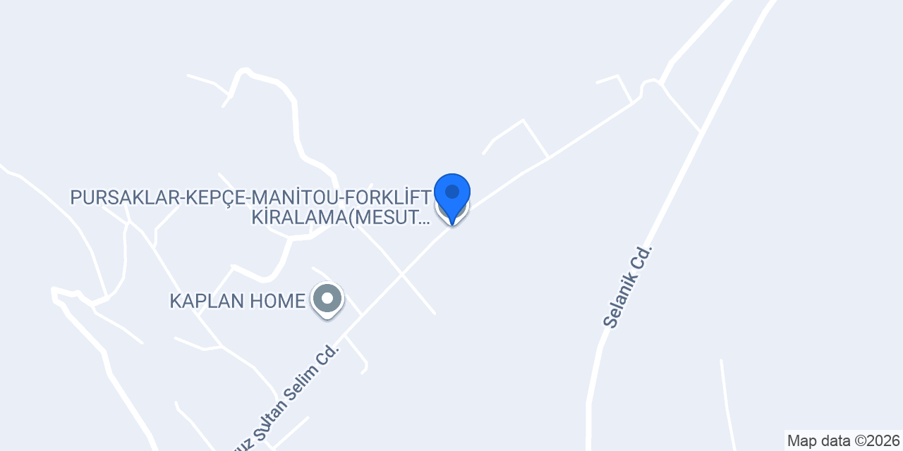 PURSAKLAR-KEPÇE-MANİTOU-FORKLİFT KİRALAMA(MESUT TİCARET- YAPI MARKET) konumu