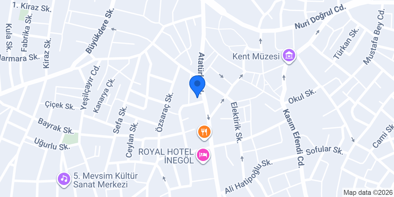Psikolog Sümeyye İlhan (İnegöl) konumu