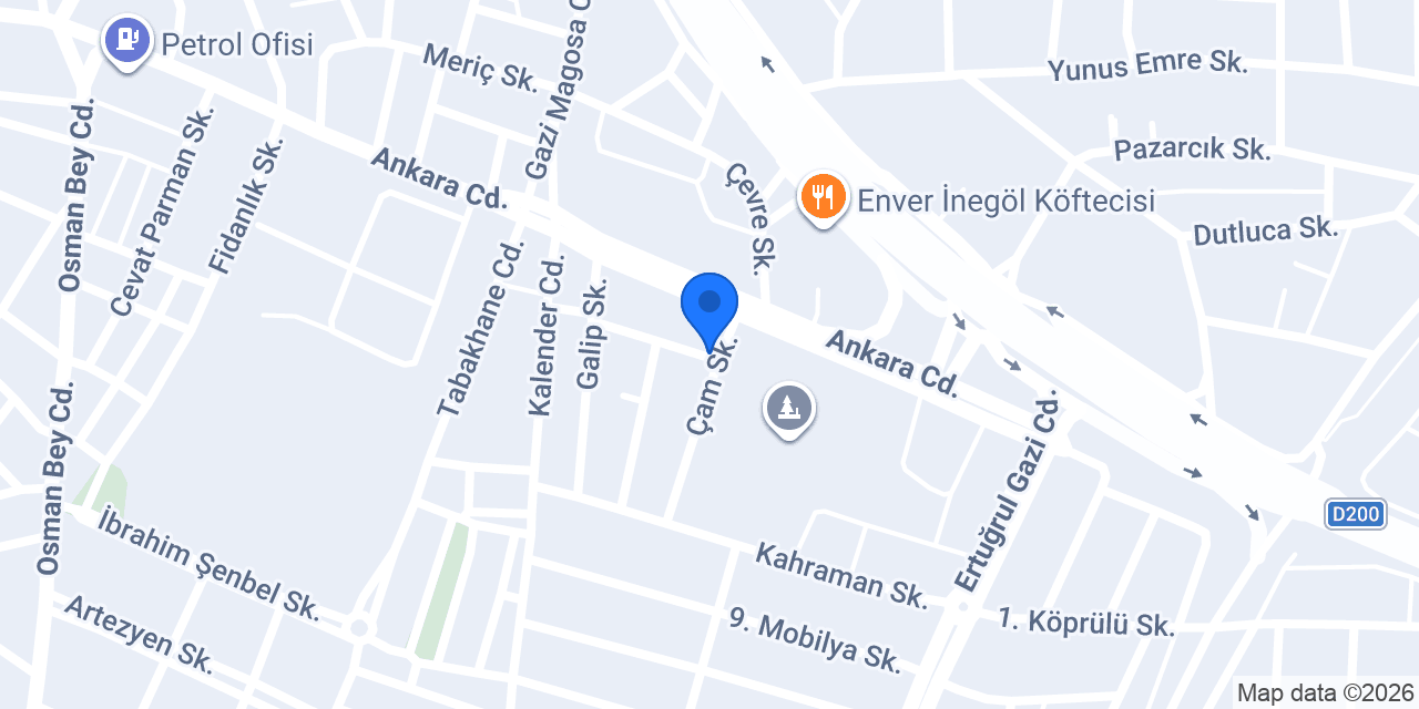 Yıldız Fırça konumu