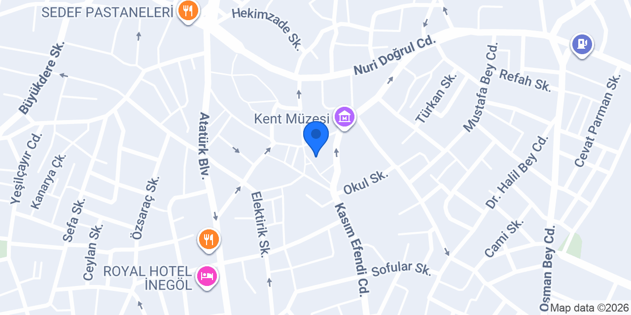 Berceste Gümüş Takı ve Tesbih konumu