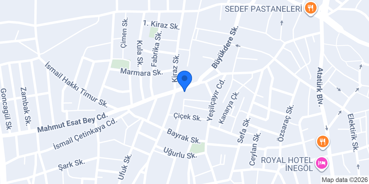Dostlar Kitabevi konumu