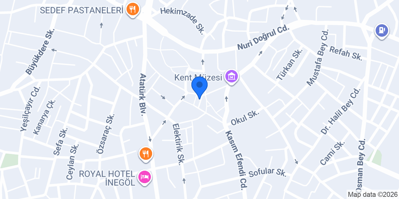 Şirin Kuyumculuk konumu