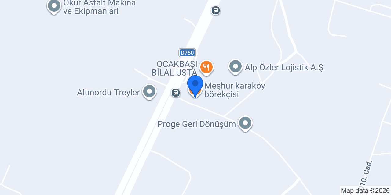 Meşhur karaköy börekçisi konumu