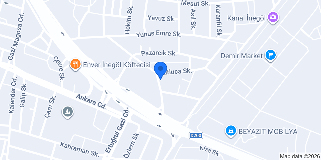 Beyda Elektrik konumu