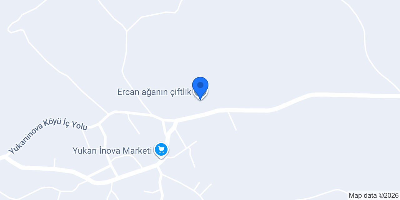 Ercan ağanın çiftlik konumu
