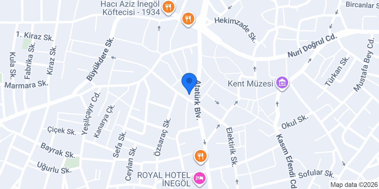 Fera Ağda Salonu konumu