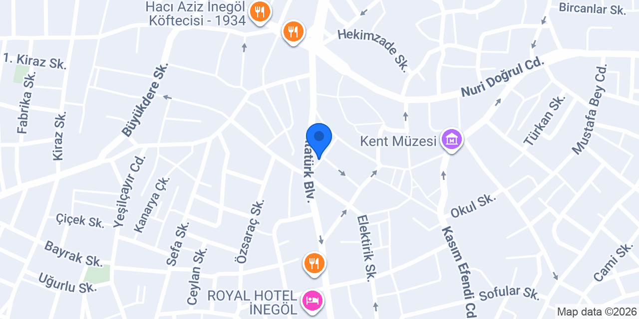 İnegöl BB Tantuni konumu