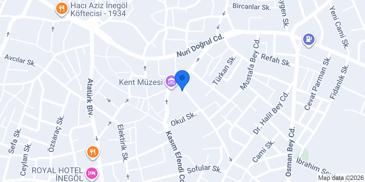 Tavukçuoğlu Piliç Market konumu