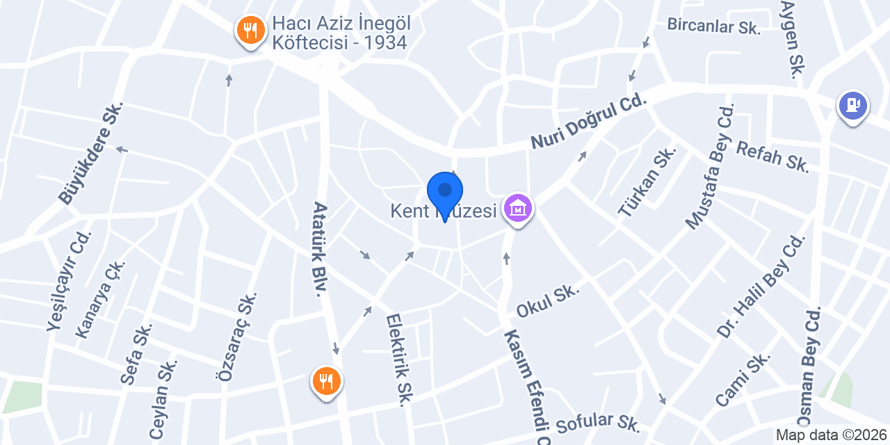 Çılgın Döner konumu
