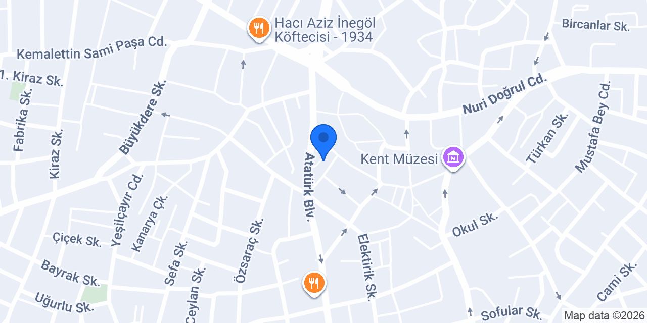 Yulas Bilişim Bilgisayar konumu
