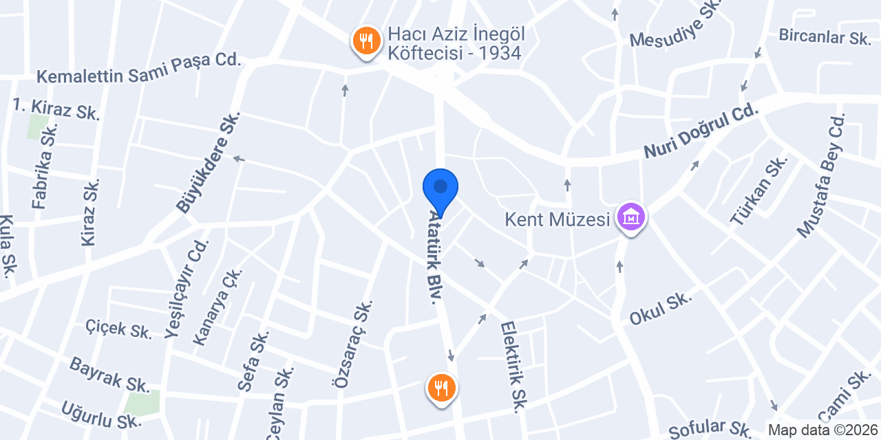 Çarşi Büfe konumu