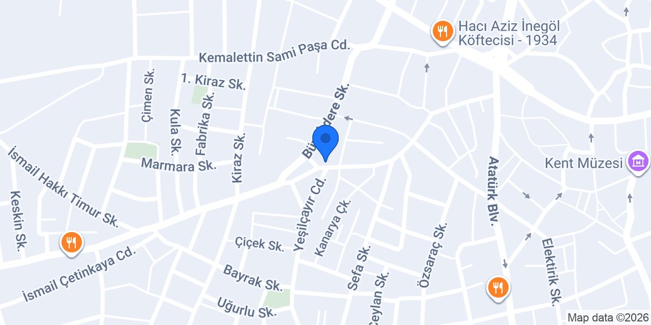 Özaltın Et Market konumu
