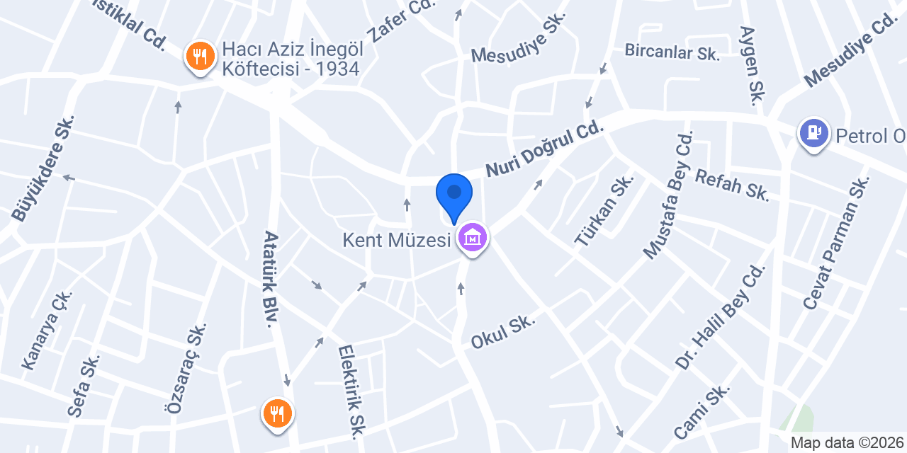 Eligür Turizm konumu